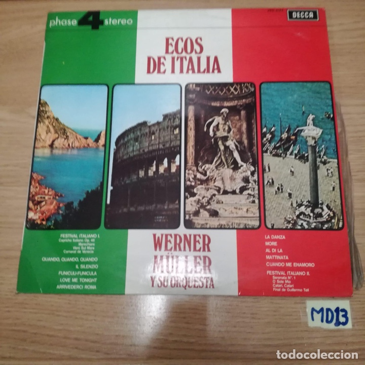 Discos de vinilo: Ecos De Italia - Foto 1