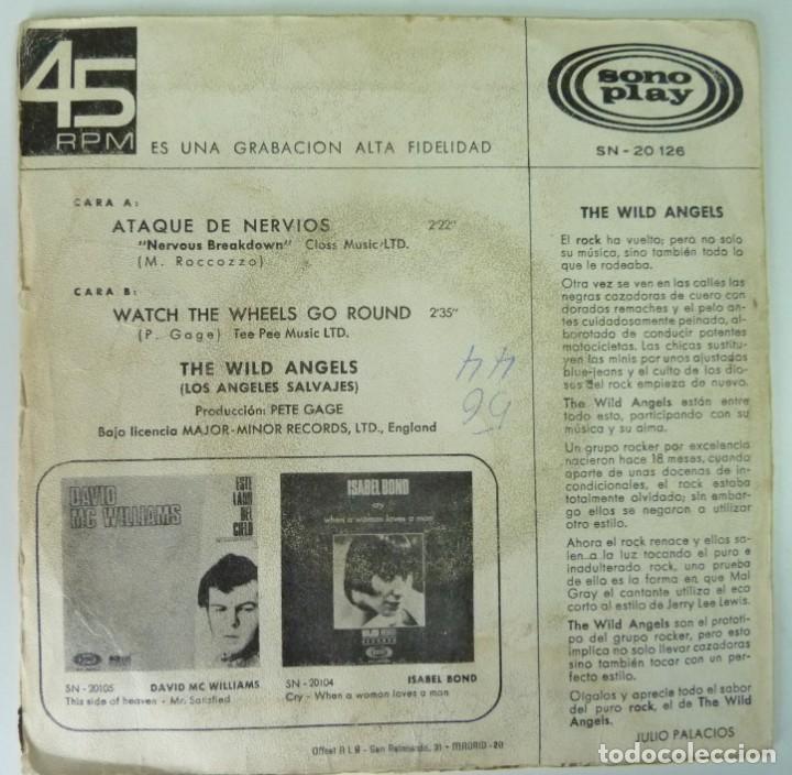 Discos de vinilo: THE WILD ANGELS // ATAQUE DE NERVIOS // 1968 // SINGLE - Foto 3