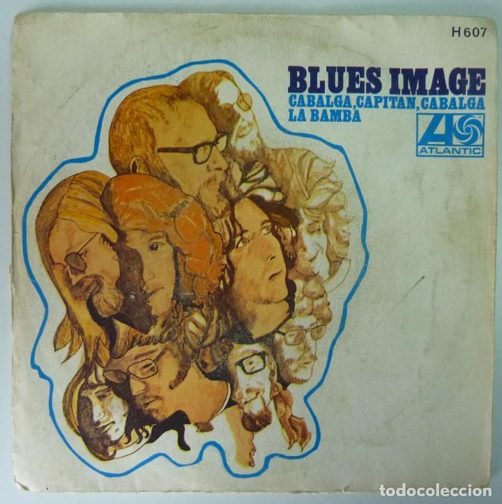 Discos de vinilo: BLUES IMAGE // CABALGA CAPITAN CABALGA// 1970 //SOLO FUNDA // SINGLE - Foto 1