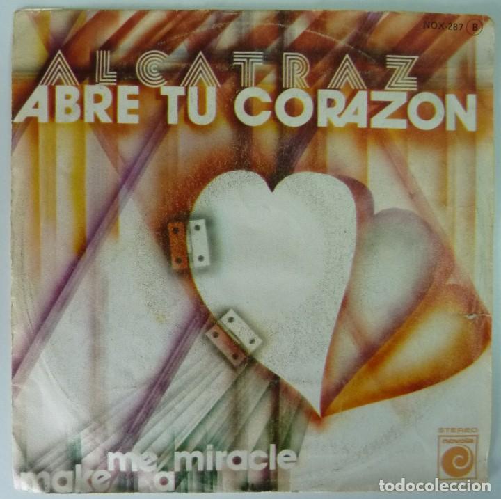 Discos de vinilo: ALCATRAZ // ABRE TU CORAZON // 1977 // SINGLE - Foto 1