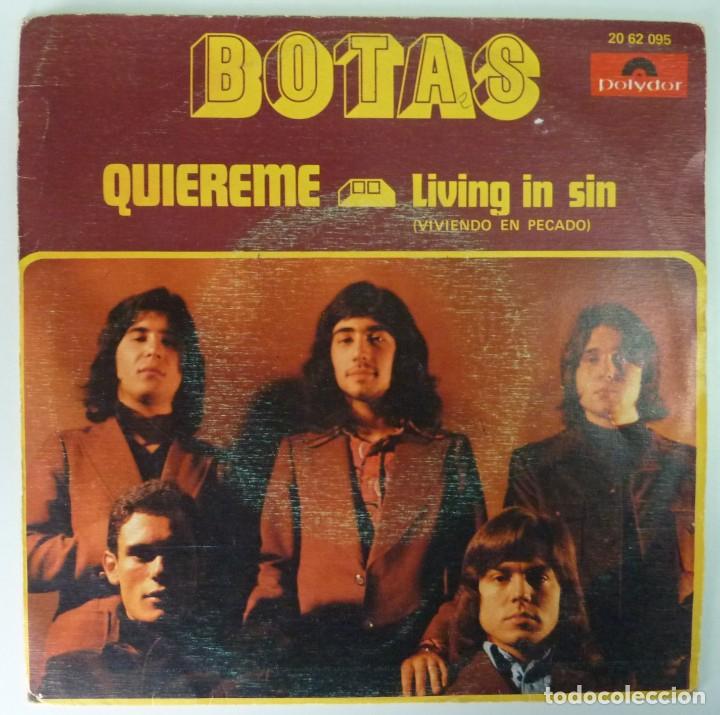 Discos de vinilo: BOTAS // QUIEREME // 1973 // SINGLE - Foto 1