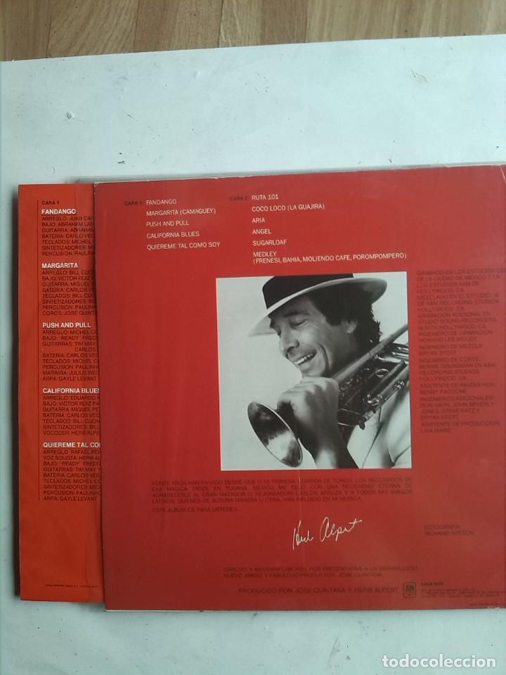 Discos de vinilo: HERB ALPERT - FANDANGO - Foto 2