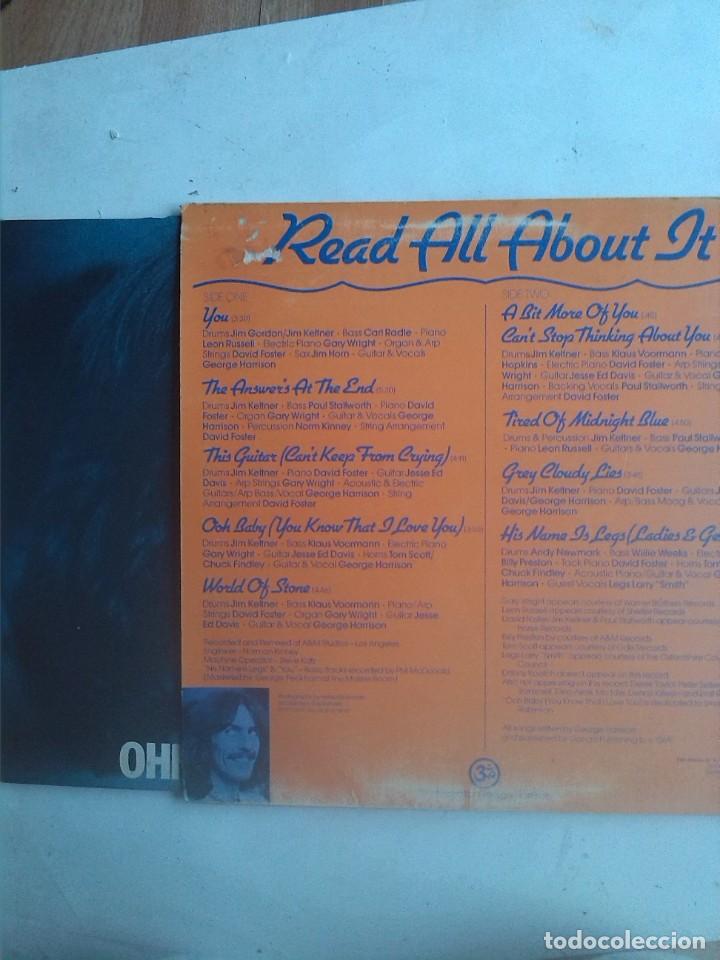 Discos de vinilo: GEORGE HARRISON - EXTRA TEXTURE - Foto 2