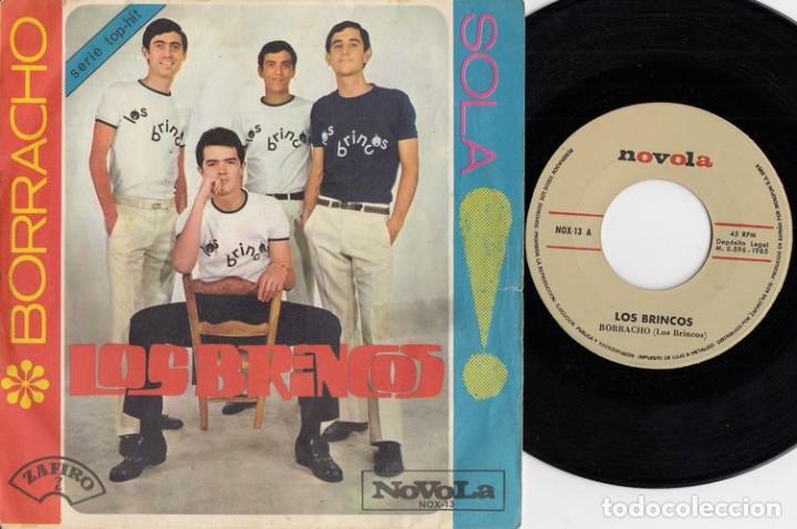 Discos de vinilo: LOS BRINCOS - BORRACHO / SOLA  - SINGLE DE VINILO # - Foto 1