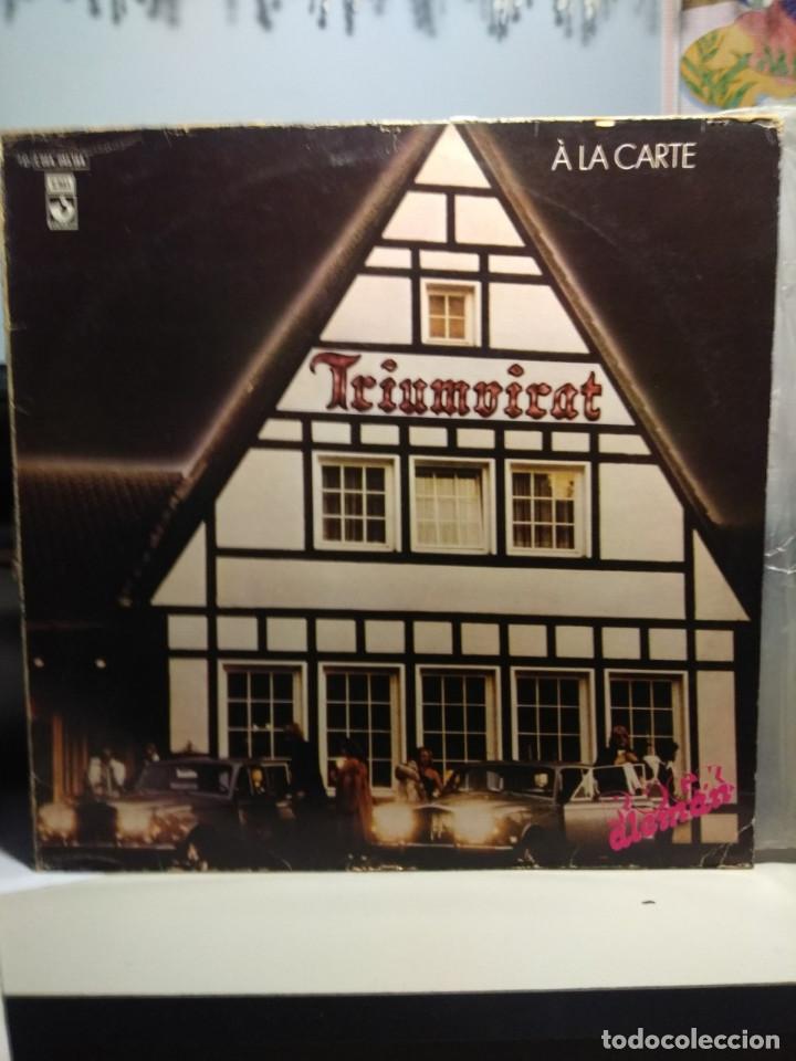 Discos de vinilo: LP TRIUMVIRAT : A LA CARTE ( ROCK PROGRESIVO ALEMAN DE LOS 70) - Foto 1