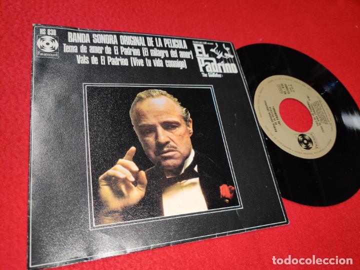 Discos de vinilo: EL PADRINO BSO OST TEMA DE AMOR EL PADRINO/VALS DE EL PADRINO 7'' 1972 PARAMOUNT SPAIN