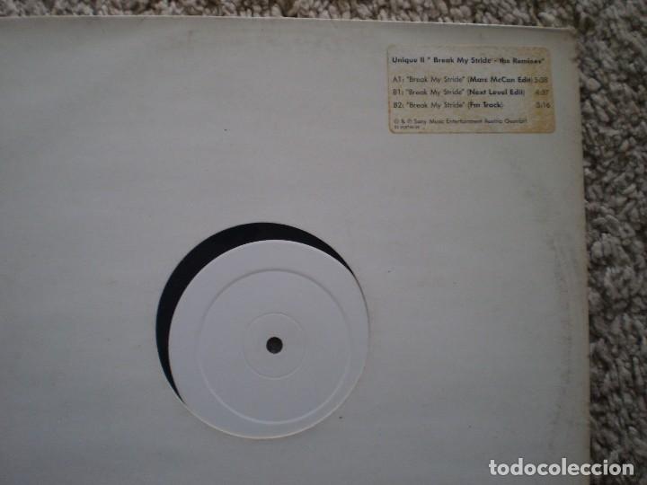 Discos de vinilo: UNIQUE II. BREAK MY STRIDE - Foto 1