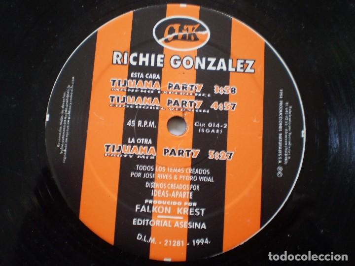 Discos de vinilo: RICHIE GONZALEZ. TIJUANA PARTY - Foto 2