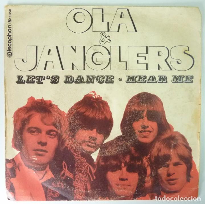 Discos de vinilo: OLA & JANGLERS // LETS DANCE // 1969 // SINGLE - Foto 1