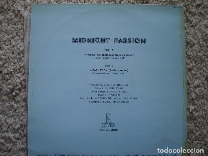 Discos de vinilo: MIDNIGHT PASSION. INFATUATION - Foto 2