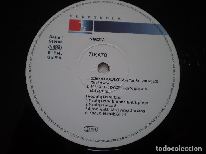 Discos de vinilo: ZICATO. SCREAM AND DANCE - Foto 2