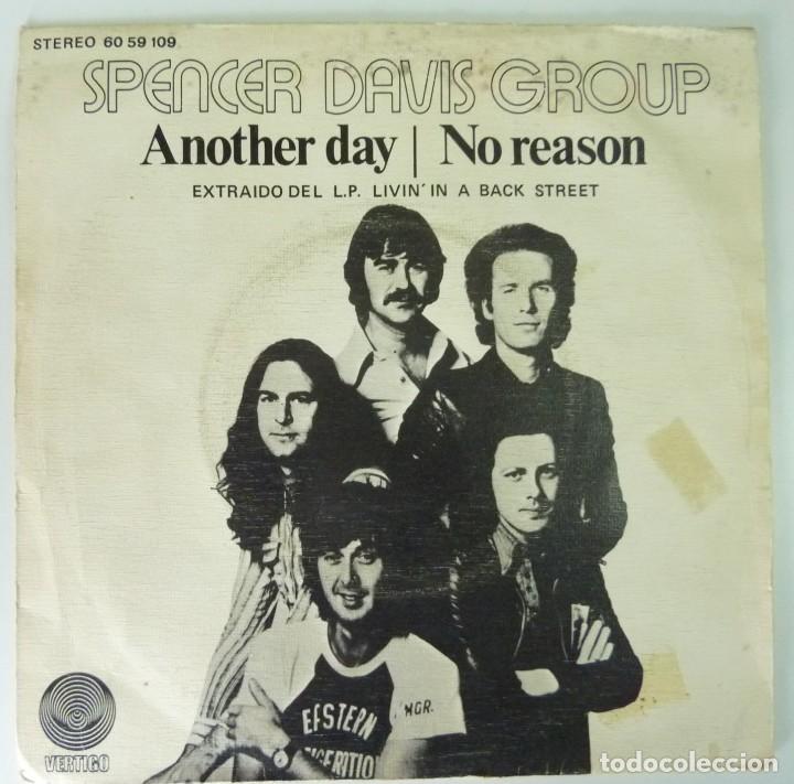 Discos de vinilo: THE SPENCER DAVIS GROUP // ANOTHER DAY // 1974 // SINGLE - Foto 1
