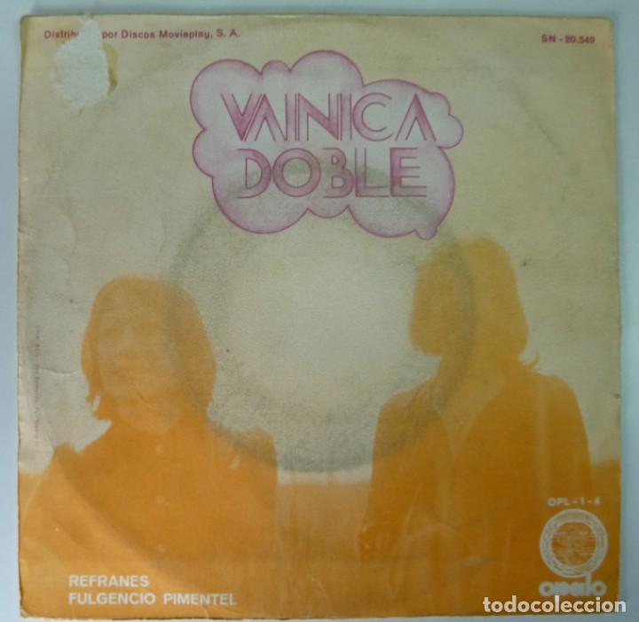 Discos de vinilo: VAINICA DOBLE // REFRANES // 1971 // SINGLE - Foto 2