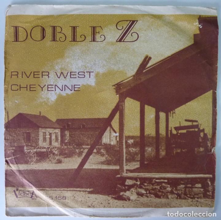 Discos de vinilo: DOBLE Z // RIVER WEST // 1974 // SINGLE - Foto 1