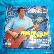 Discos de vinilo: ADAMO. INCH´ALLAH + 3. EP. LA VOZ DE SU AMO, 1967. PROMOCIONAL. IMPECABLE (#)