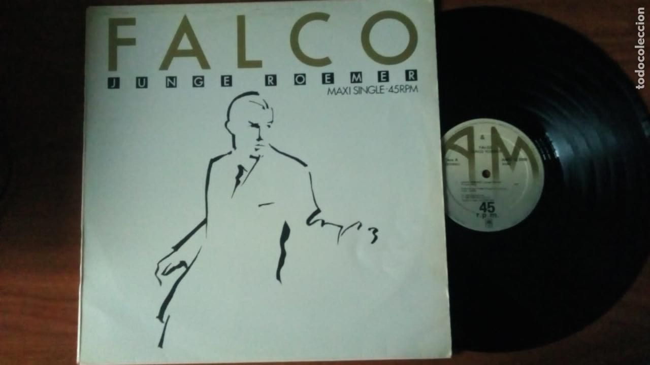 Discos de vinilo: MAXI SINGLE. FALCO. JUNGE ROEMER. - Foto 1