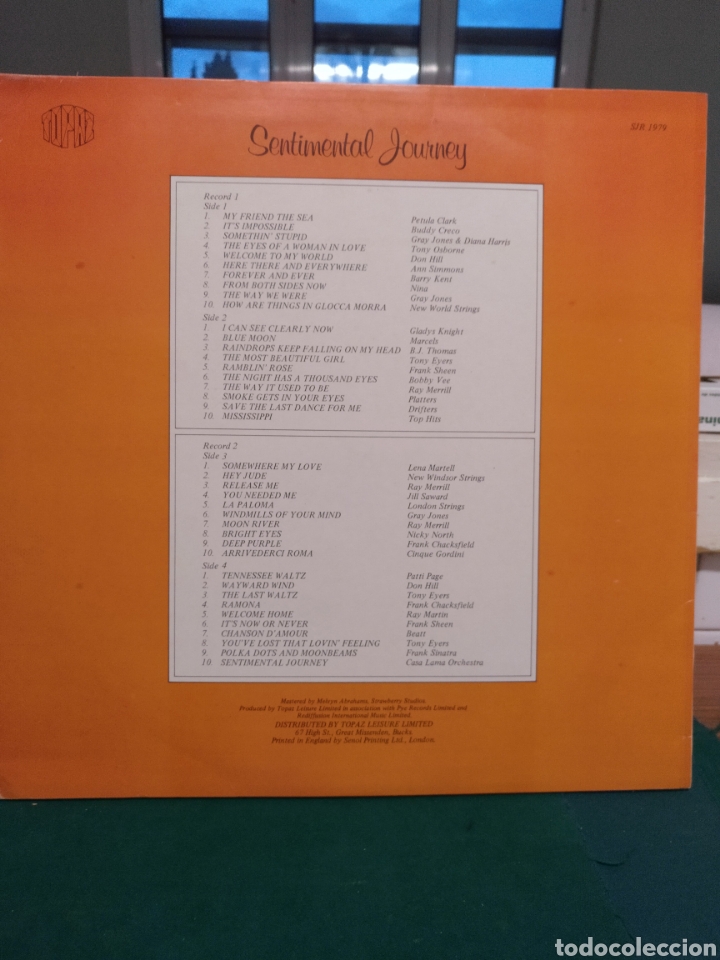 Discos de vinilo: Sentimental journey, topaz - Foto 2