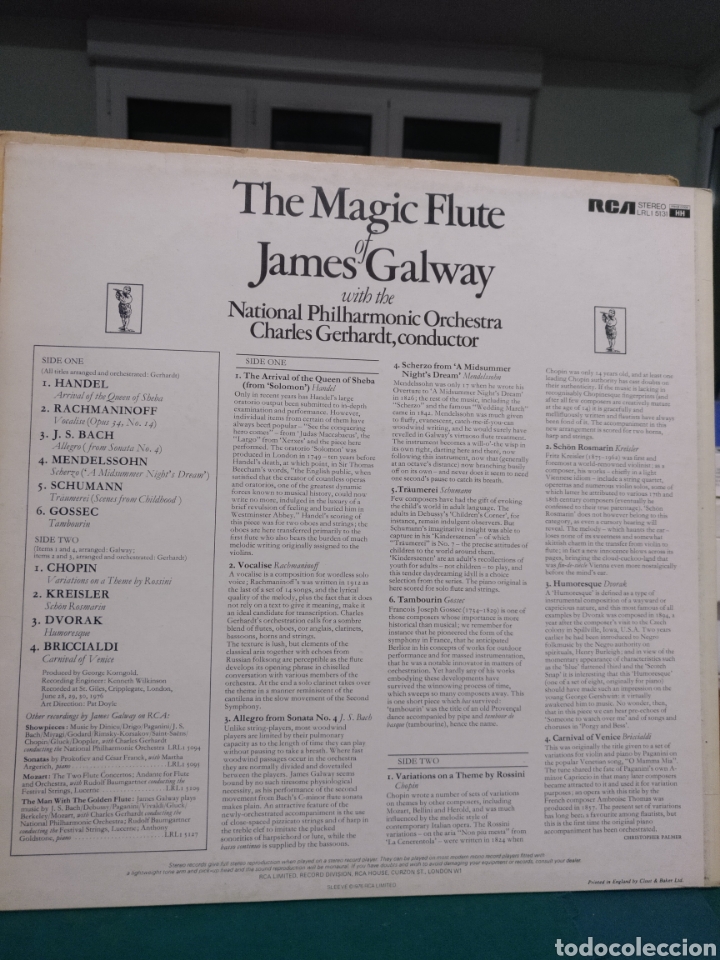 Discos de vinilo: James Galway flute - Foto 2