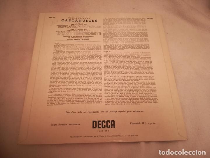 Discos de vinilo: LP. TCHIKOWSKY. CASCANUECES SUITE. ORQUESTA PARIS. DECCA - Foto 2