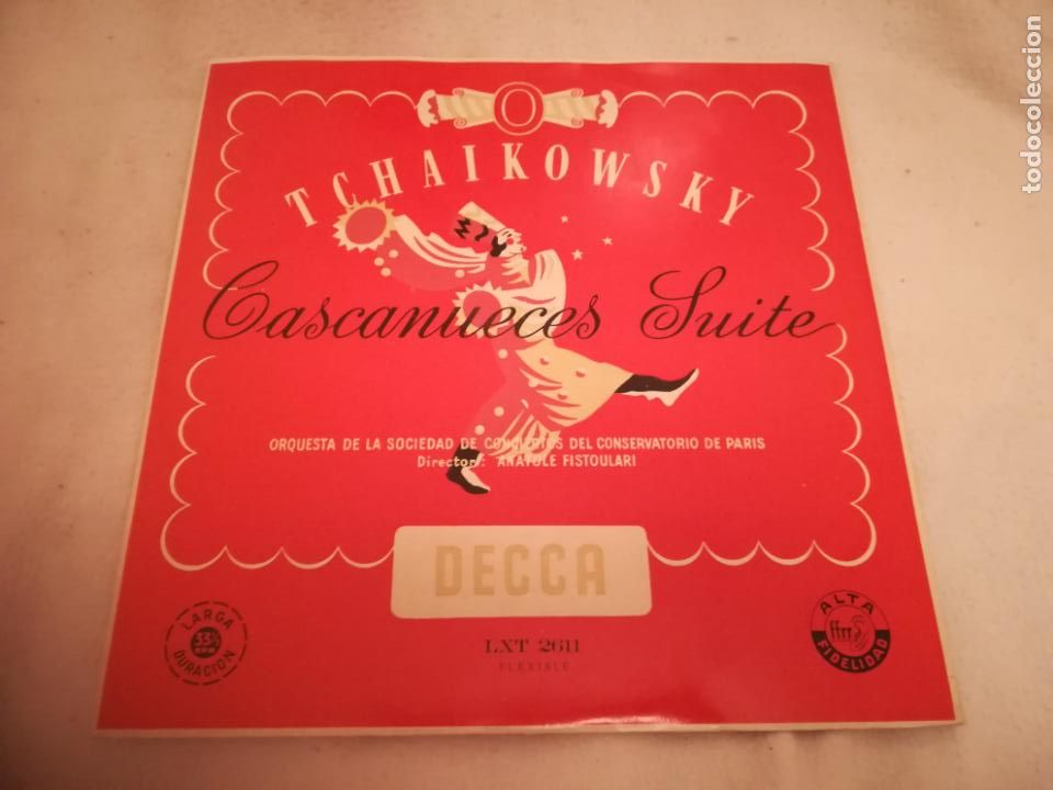 Discos de vinilo: LP. TCHIKOWSKY. CASCANUECES SUITE. ORQUESTA PARIS. DECCA - Foto 1
