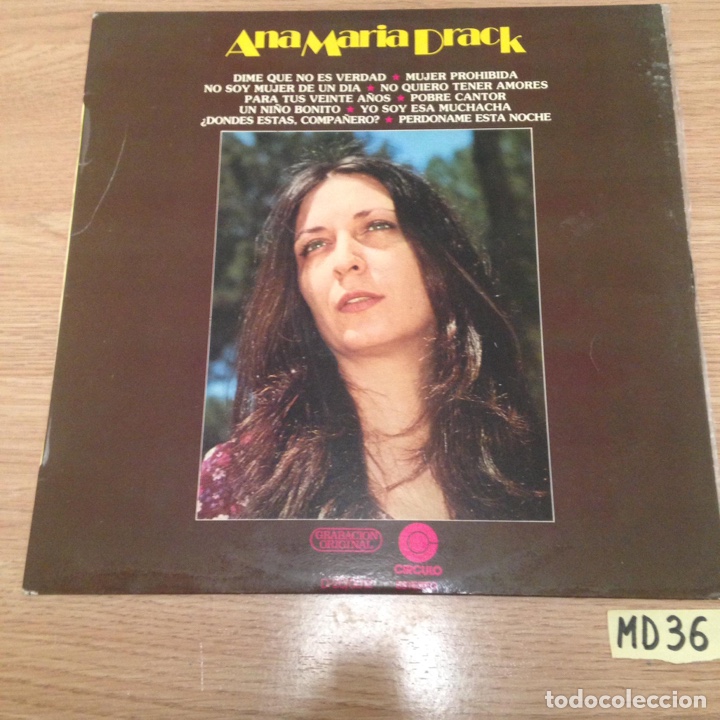 Discos de vinilo: Ana Mar&iacute;a Drack - Foto 1