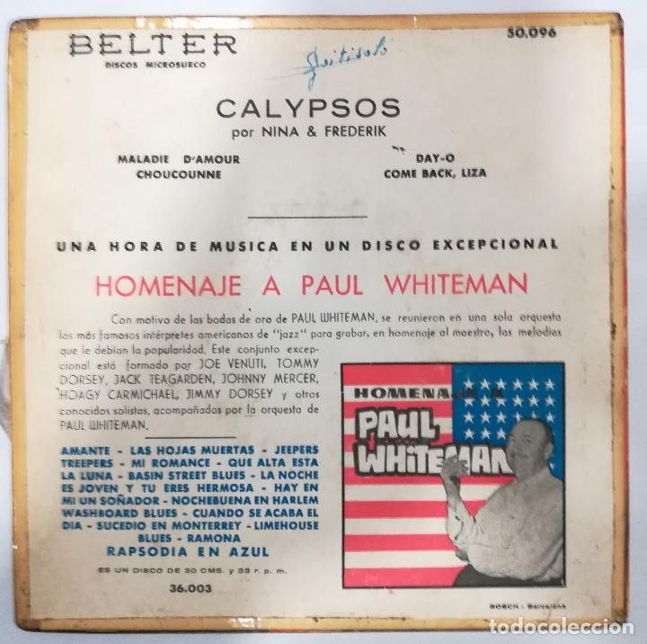 Discos de vinilo: NINA & FREDERIK: CALYPSOS - Foto 2
