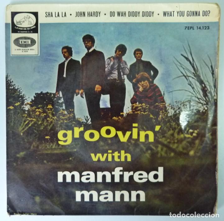 Discos de vinilo: MANFRED MANN // SHA LA LA+3 // 1964 // EP - Foto 1