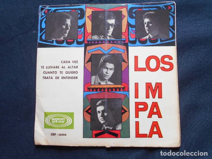 Discos de vinilo: LOS IMPALA // CADA VEZ + 3 // LA PORTADA SE ABRE - Foto 1