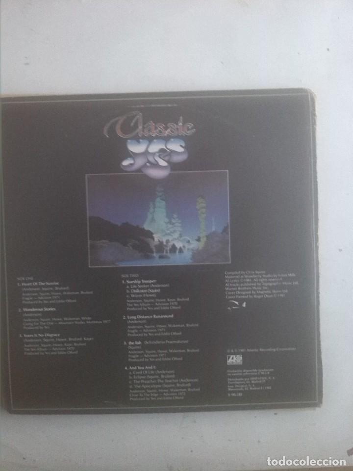 Discos de vinilo: YES - CLASSIC YES - Foto 2