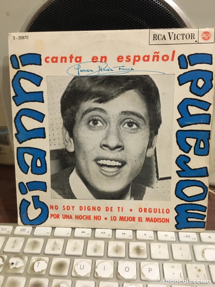 Discos de vinilo: GIANNI MORANDI-CANTA EN ESPA&Ntilde;OL-NO SOY DIGNO DE TI+3-1965-EXCELENTE ESTADO