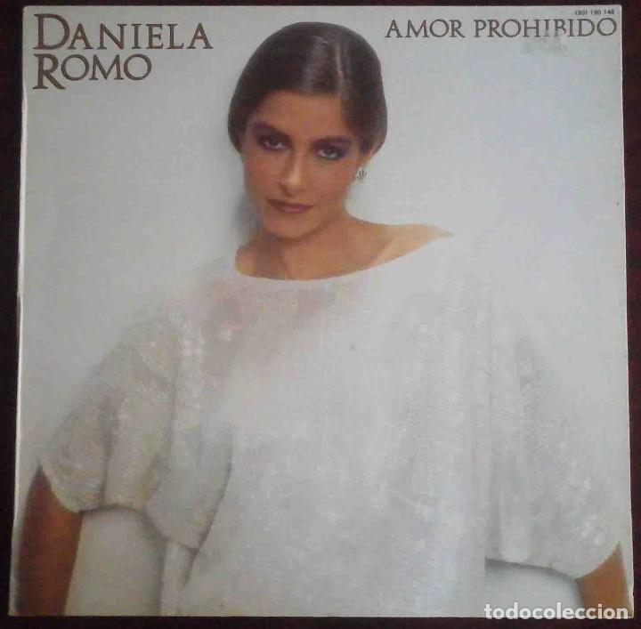 Discos de vinilo: Portada de LP: Daniela Romo - Amor prohibido - Foto 1