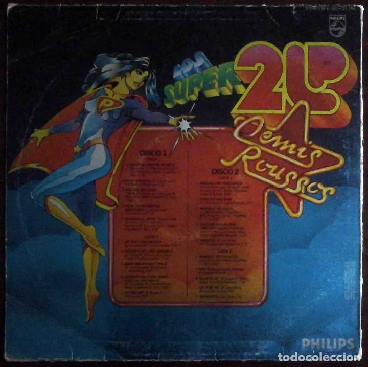 Discos de vinilo: Portada de LP: Los Super - Demis Roussos - 2LP Phillips - Foto 2