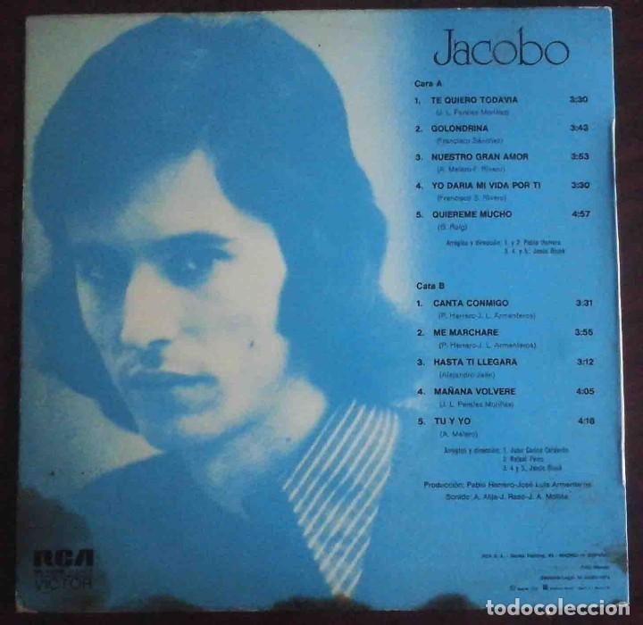 Discos de vinilo: Portada de LP: Jacobo - RCA 1974 - Foto 2