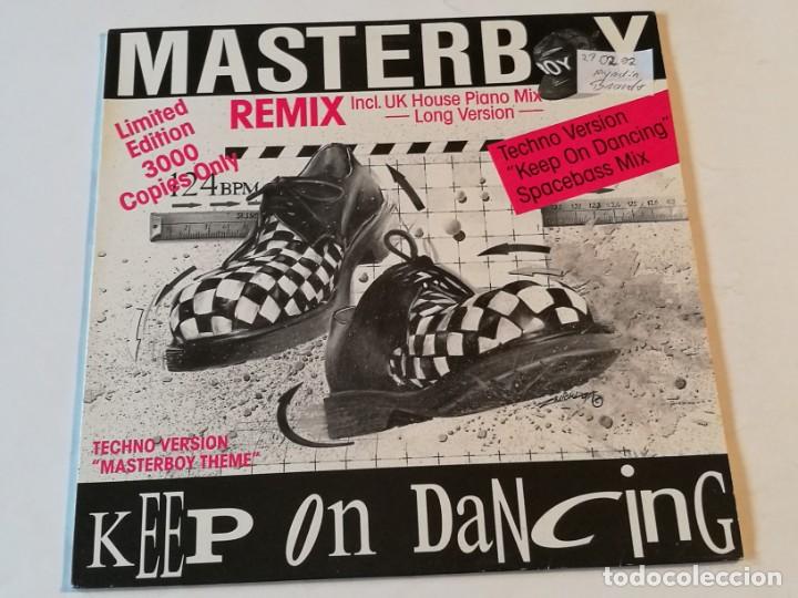 Discos de vinilo: Masterboy - Keep On Dancing (Remix) - 1992 - Foto 1