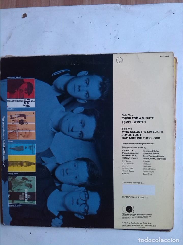 Discos de vinilo: THE HOUSEMARTINS - THINK FOR A MINUTE - Foto 2