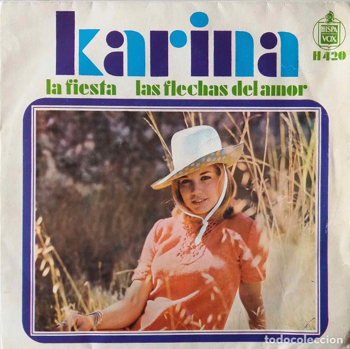 Discos de vinilo: KARINA, LA FIESTA. SINGLE - Foto 1