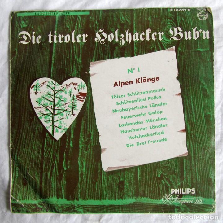 Discos de vinil: Die tiroles holzhacfer bub'n Musica tirolesa Philips 1956