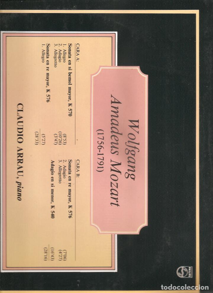 Discos de vinilo: 442. mozart. sonatas y adagio - Foto 2
