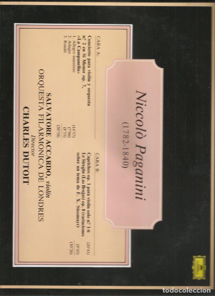 Discos de vinilo: paganini. la campanella + las brujas - Foto 2