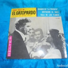 Discos de vinilo: HARRY BENDLER. GRAN VALS DE EL GATOPARDO. EP. BELTER, 1965. SPAIN. IMPECABLE(#). Lote 188750805