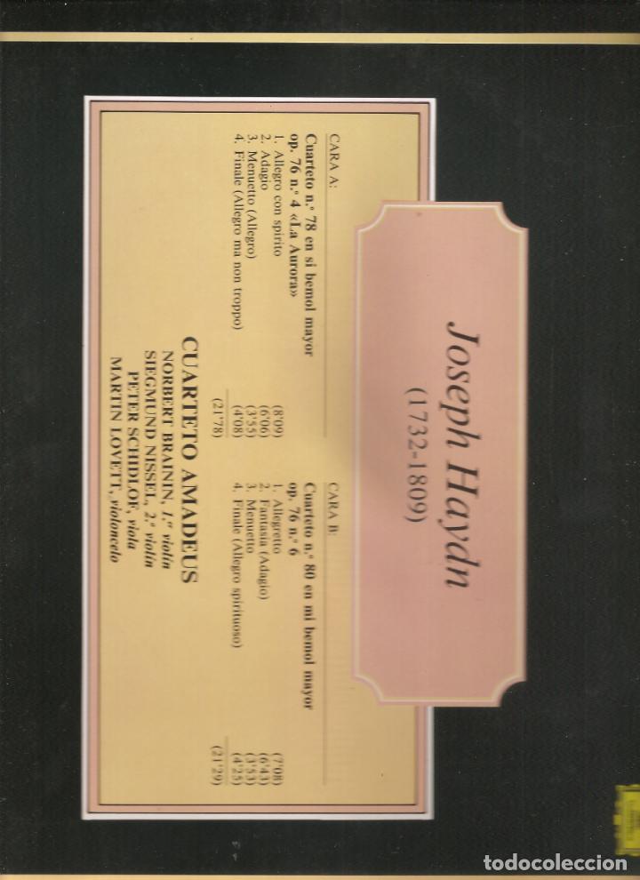 Discos de vinilo: 450. haydn. cuartetos - Foto 2