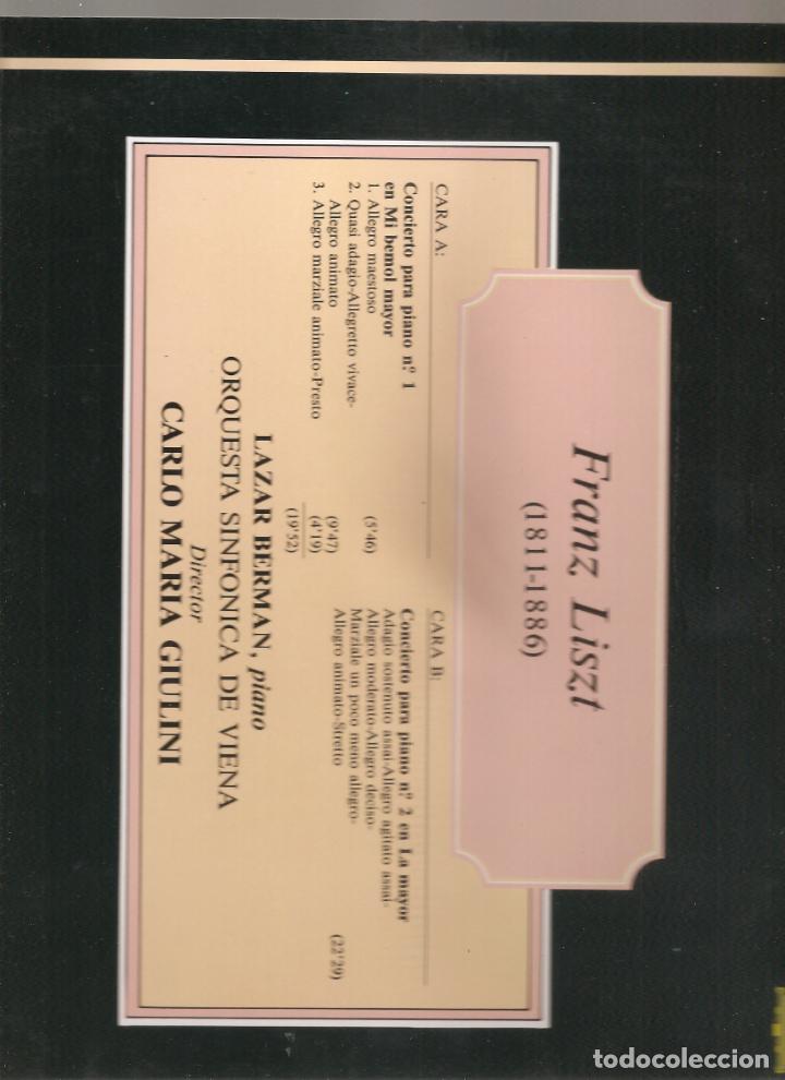 Discos de vinilo: liszt. conciertos para piano - Foto 2
