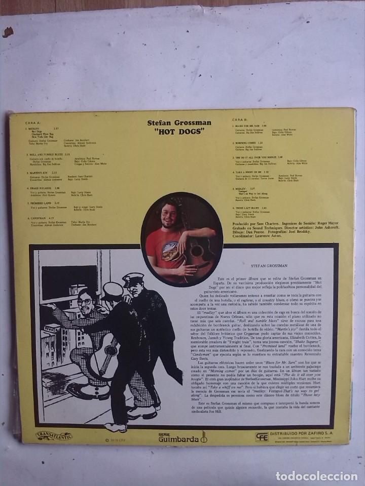 Discos de vinilo: STEFAN GROSSMAN - HOT DOGS - Foto 2