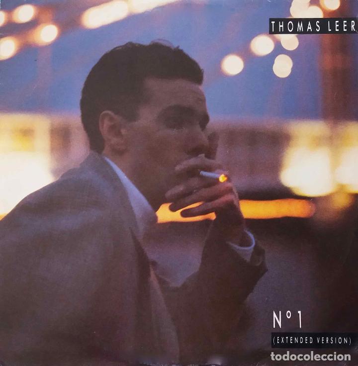 Discos de vinilo: THOMAS LEER N&ordm; 1 EXTENDED VERSION, MAXISINGLE UK 3 TEMAS - Foto 1