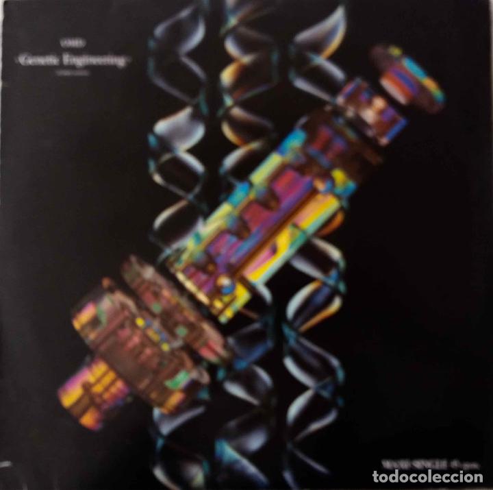 Discos de vinilo: OMD, GENETIC ENGINEERING. MAXI SINGLE ESPA&Ntilde;A 2 TEMAS - Foto 1