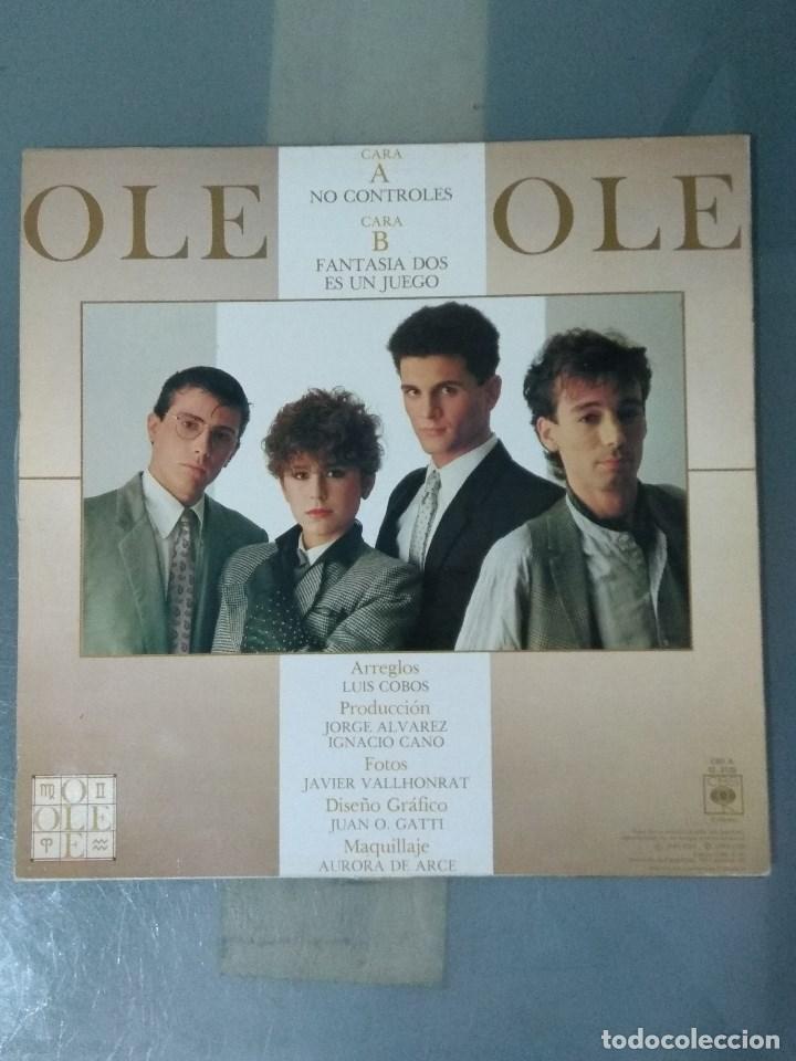 Discos de vinilo: OLE OLE NO CONTROLES 1983 - SUPER SINGLE 45 RPM - Foto 2 - 188814406