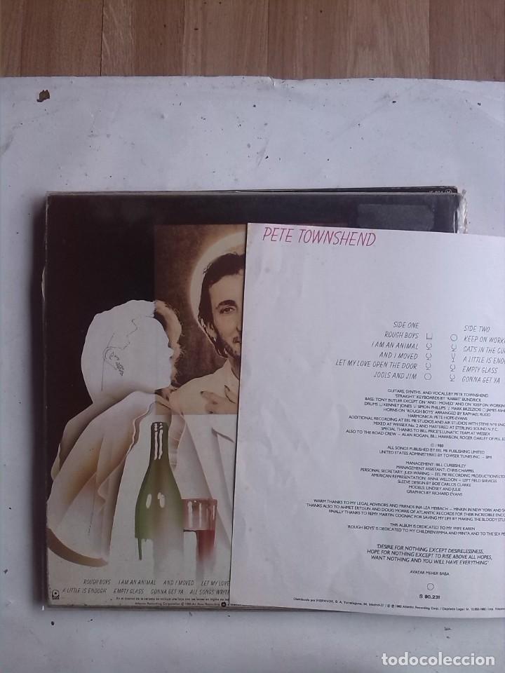 Discos de vinilo: PETE TOWNSHEND - EMPTY GLASS - Foto 2