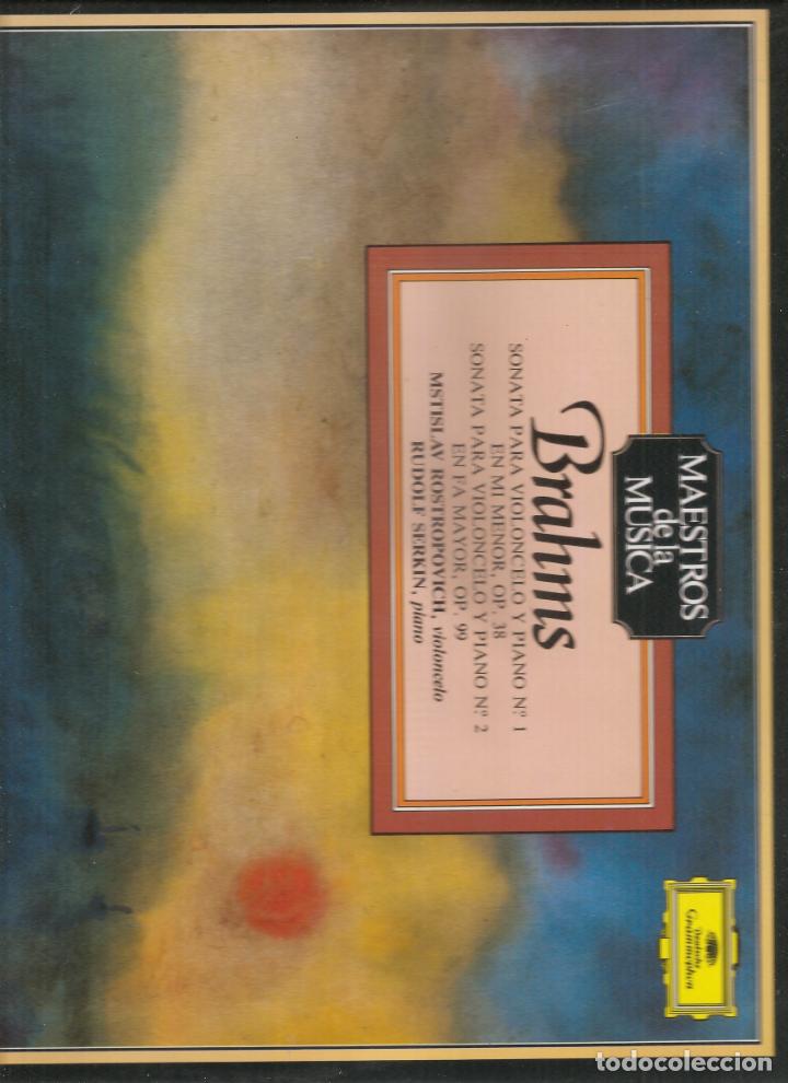 Discos de vinilo: 559. BRAHMS. SONATAS PARA VIOLONCELLO Y PIANO - Foto 1