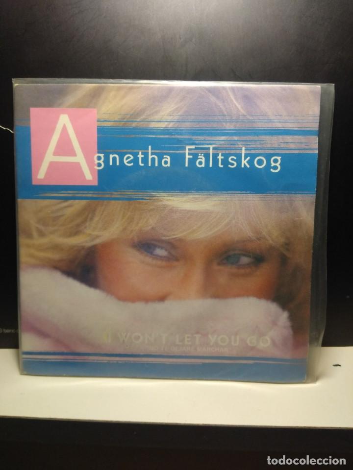 Discos de vinilo: SG AGNETHA FALTSKOG ( ABBA ) : I WON T LET YOU GO - Foto 1