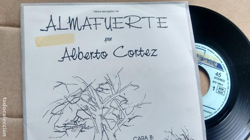 Discos de vinilo: SINGLE ( VINILO) DE ALBERTO CORTEZ A&Ntilde;OS 80 - Foto 1